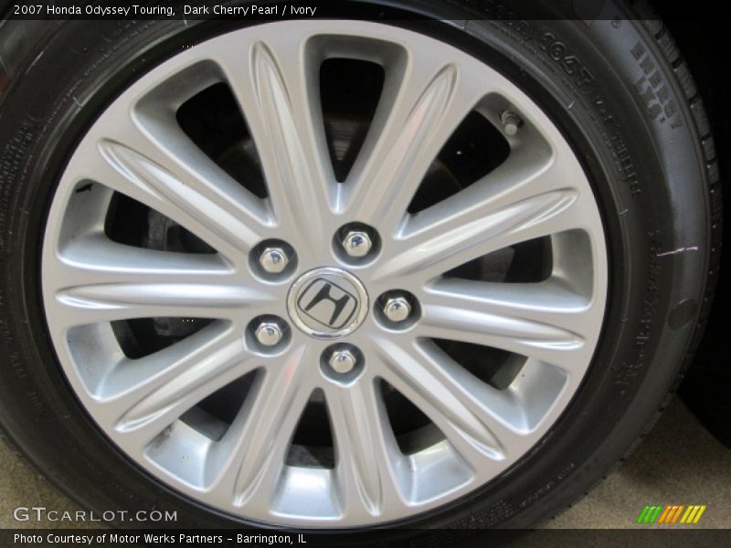 Dark Cherry Pearl / Ivory 2007 Honda Odyssey Touring
