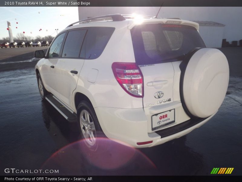 Super White / Sand Beige 2010 Toyota RAV4 I4