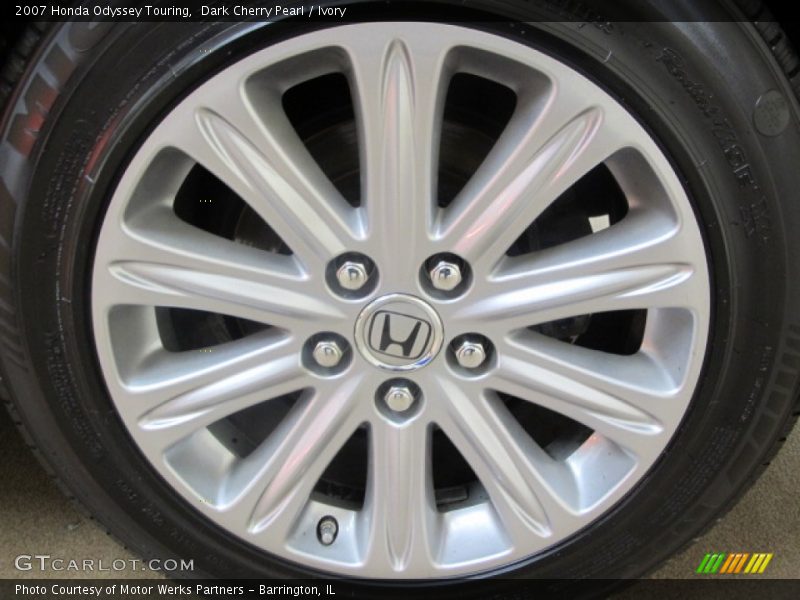 Dark Cherry Pearl / Ivory 2007 Honda Odyssey Touring