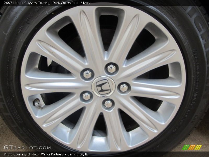 Dark Cherry Pearl / Ivory 2007 Honda Odyssey Touring