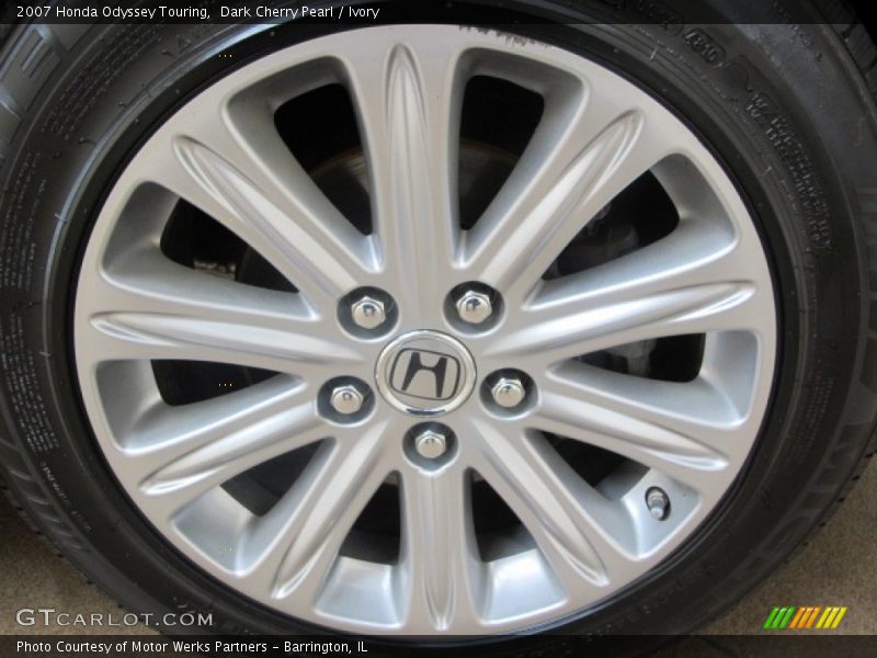 Dark Cherry Pearl / Ivory 2007 Honda Odyssey Touring