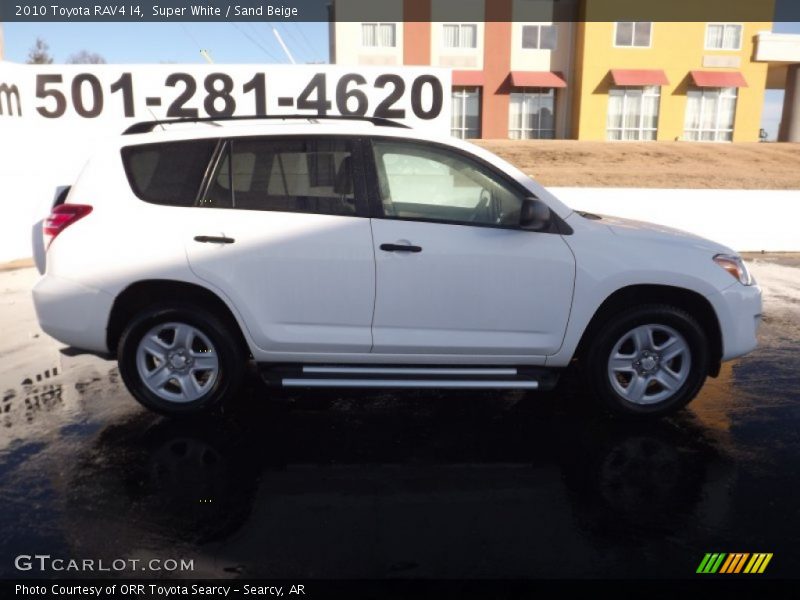 Super White / Sand Beige 2010 Toyota RAV4 I4