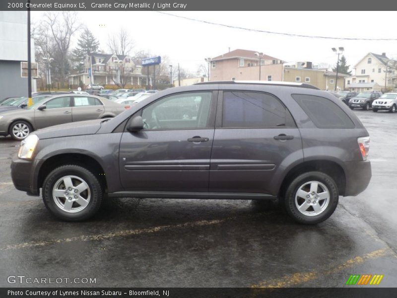 Granite Gray Metallic / Light Gray 2008 Chevrolet Equinox LS