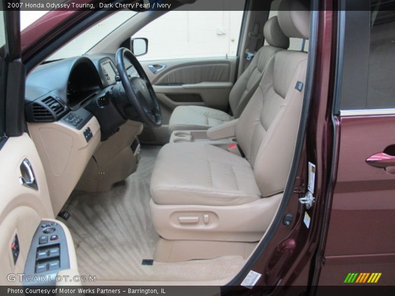 Dark Cherry Pearl / Ivory 2007 Honda Odyssey Touring