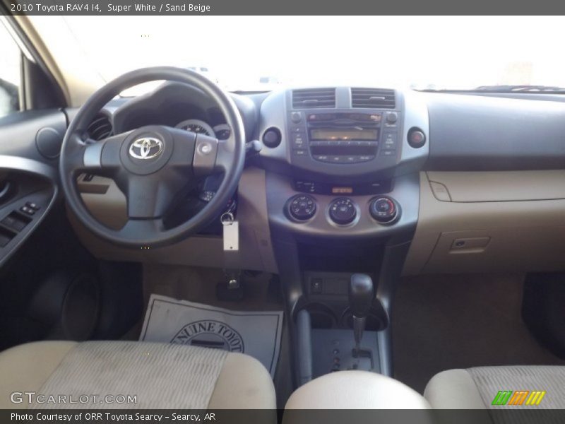 Super White / Sand Beige 2010 Toyota RAV4 I4