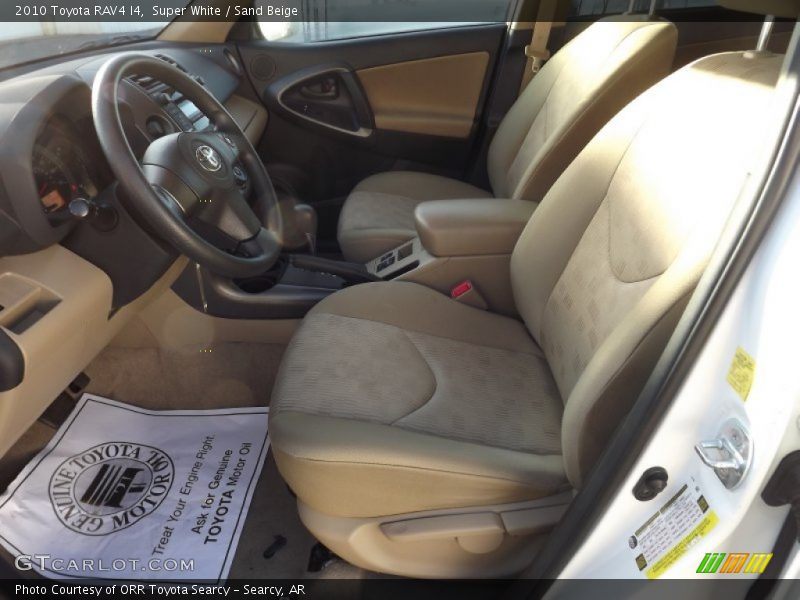 Super White / Sand Beige 2010 Toyota RAV4 I4