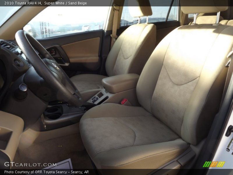 Super White / Sand Beige 2010 Toyota RAV4 I4