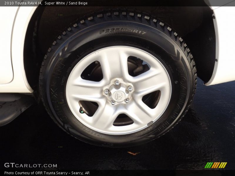 Super White / Sand Beige 2010 Toyota RAV4 I4