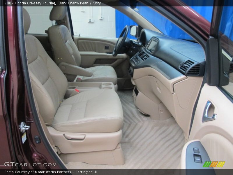 Dark Cherry Pearl / Ivory 2007 Honda Odyssey Touring