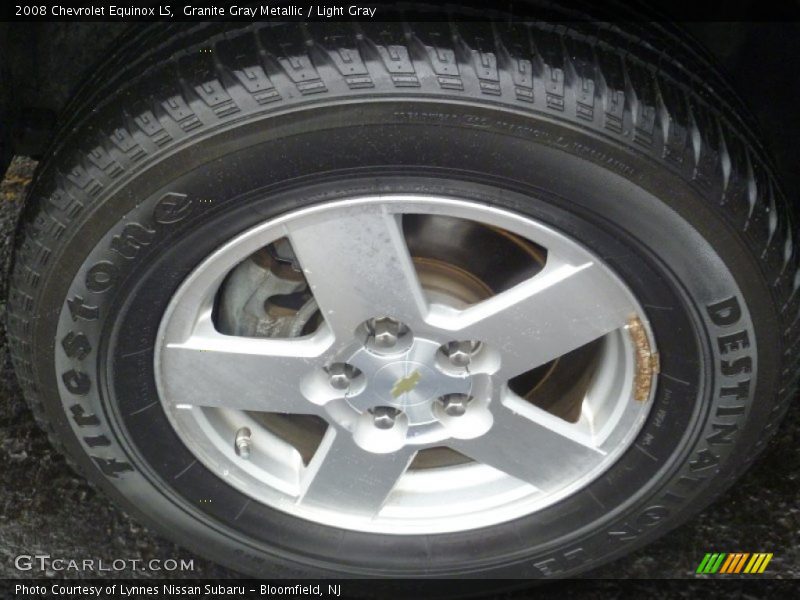 Granite Gray Metallic / Light Gray 2008 Chevrolet Equinox LS