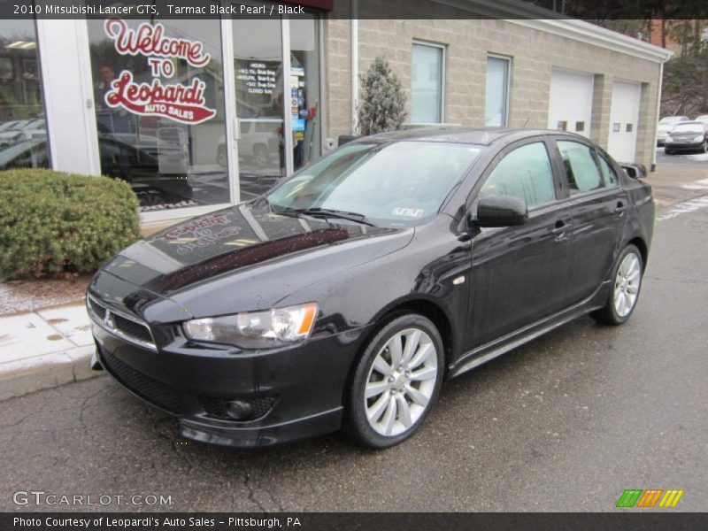 Tarmac Black Pearl / Black 2010 Mitsubishi Lancer GTS