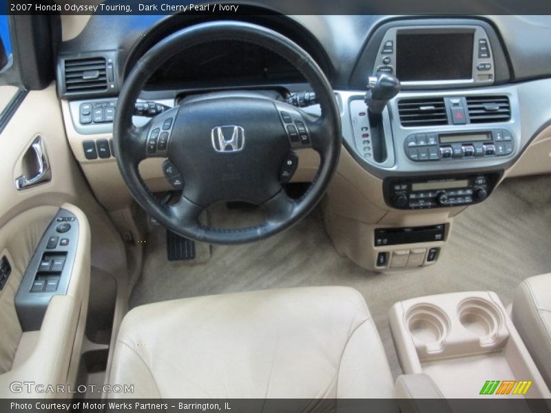 Dark Cherry Pearl / Ivory 2007 Honda Odyssey Touring