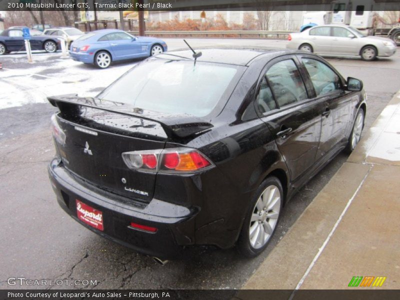 Tarmac Black Pearl / Black 2010 Mitsubishi Lancer GTS