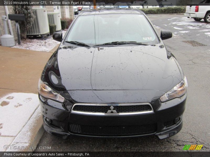 Tarmac Black Pearl / Black 2010 Mitsubishi Lancer GTS