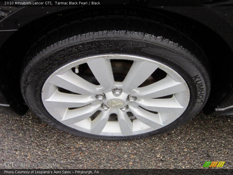 Tarmac Black Pearl / Black 2010 Mitsubishi Lancer GTS