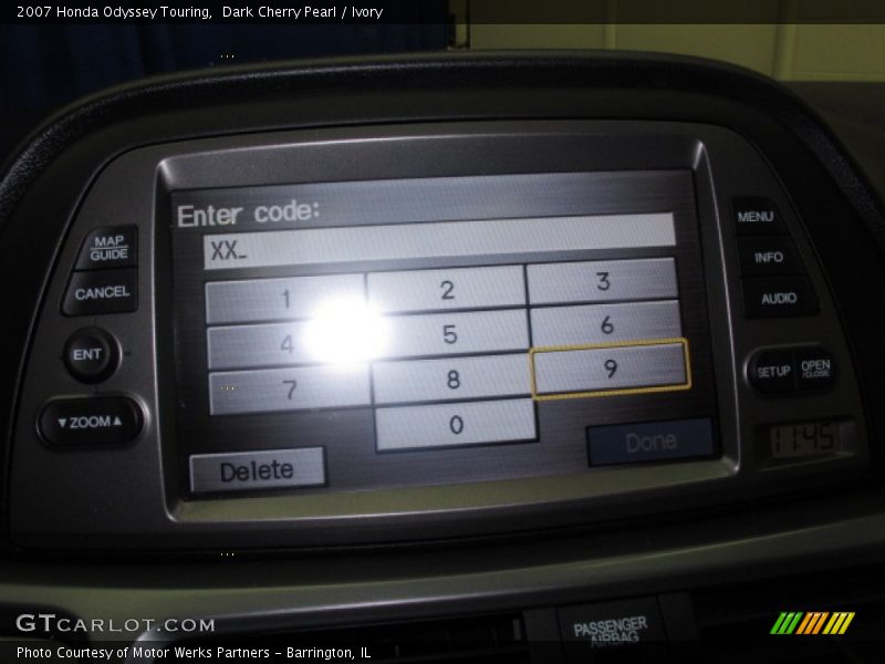 Dark Cherry Pearl / Ivory 2007 Honda Odyssey Touring