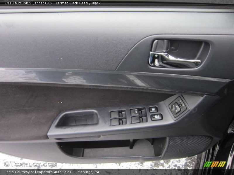 Tarmac Black Pearl / Black 2010 Mitsubishi Lancer GTS