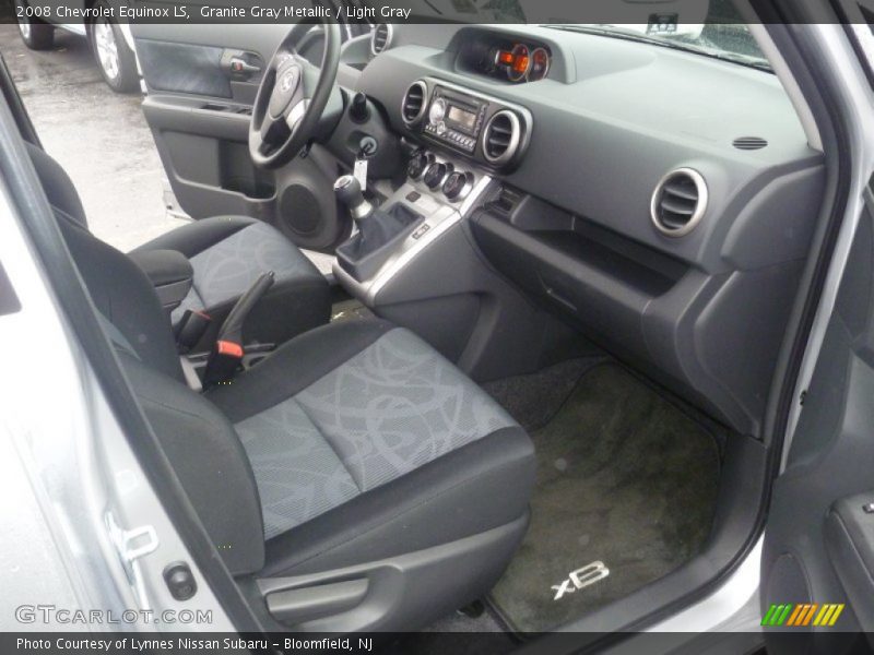 Granite Gray Metallic / Light Gray 2008 Chevrolet Equinox LS