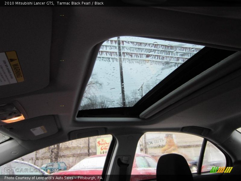 Tarmac Black Pearl / Black 2010 Mitsubishi Lancer GTS