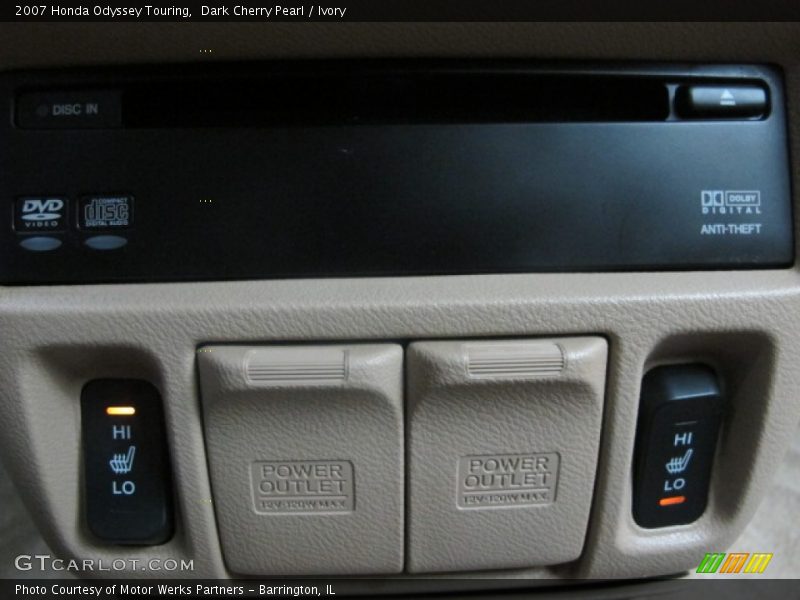 Dark Cherry Pearl / Ivory 2007 Honda Odyssey Touring