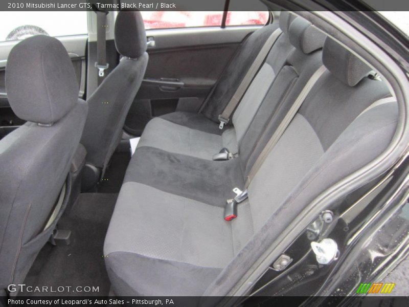 Tarmac Black Pearl / Black 2010 Mitsubishi Lancer GTS