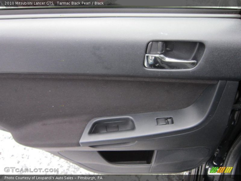 Tarmac Black Pearl / Black 2010 Mitsubishi Lancer GTS