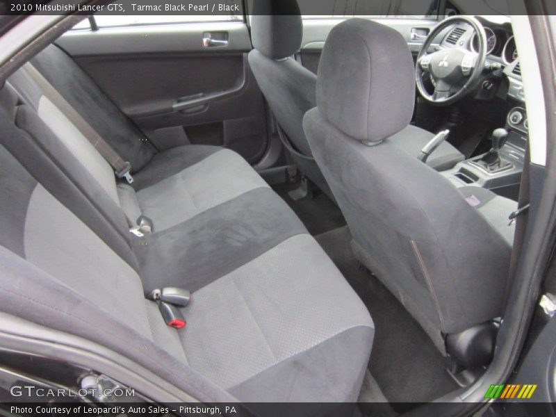Tarmac Black Pearl / Black 2010 Mitsubishi Lancer GTS