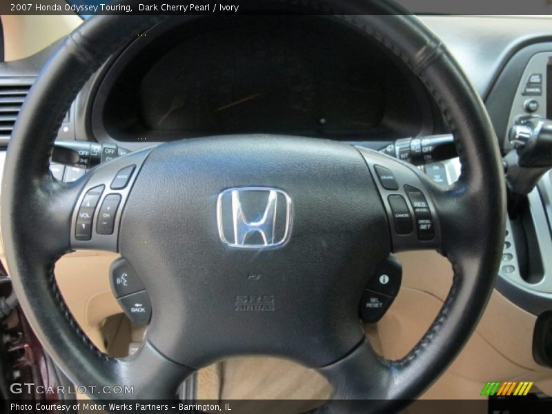 Dark Cherry Pearl / Ivory 2007 Honda Odyssey Touring