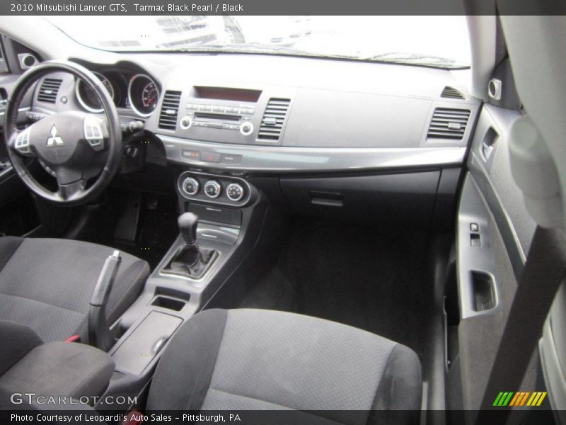 Tarmac Black Pearl / Black 2010 Mitsubishi Lancer GTS
