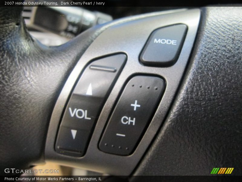 Dark Cherry Pearl / Ivory 2007 Honda Odyssey Touring