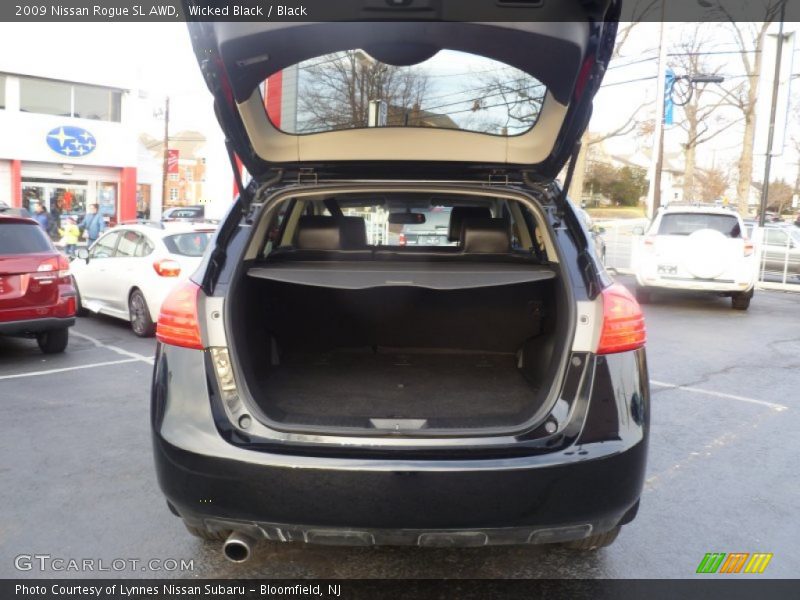Wicked Black / Black 2009 Nissan Rogue SL AWD