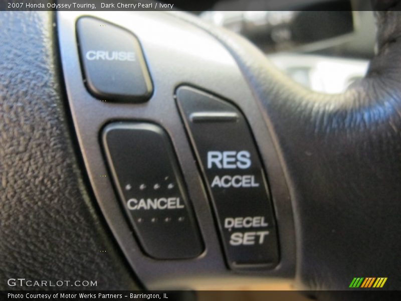 Dark Cherry Pearl / Ivory 2007 Honda Odyssey Touring