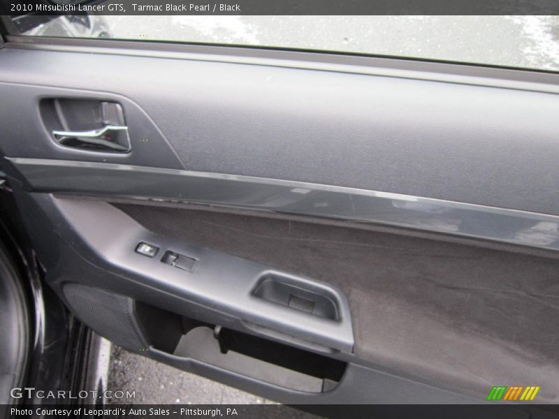 Tarmac Black Pearl / Black 2010 Mitsubishi Lancer GTS