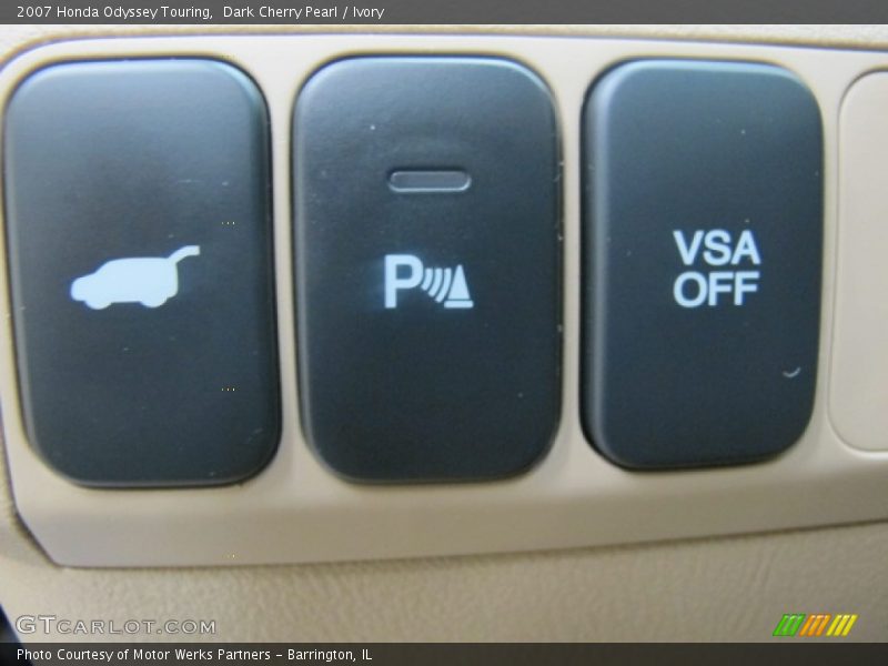 Dark Cherry Pearl / Ivory 2007 Honda Odyssey Touring
