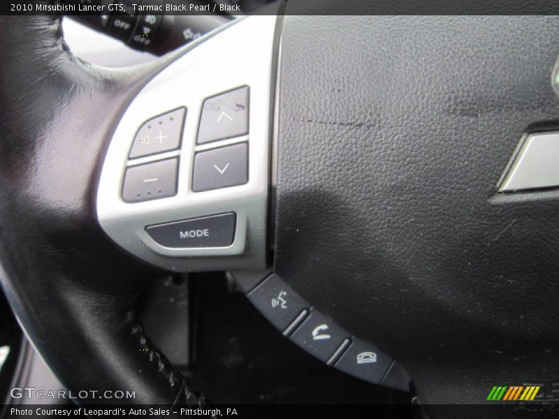 Tarmac Black Pearl / Black 2010 Mitsubishi Lancer GTS