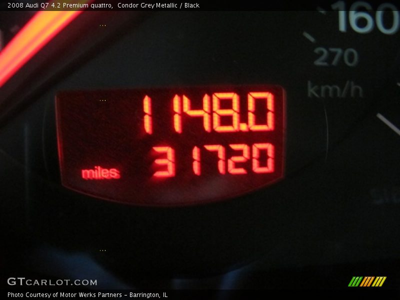 Condor Grey Metallic / Black 2008 Audi Q7 4.2 Premium quattro