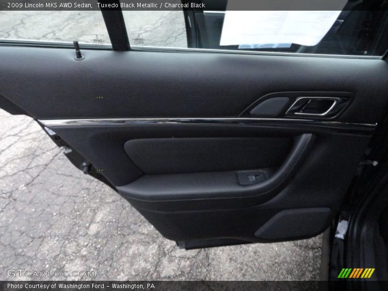 Tuxedo Black Metallic / Charcoal Black 2009 Lincoln MKS AWD Sedan