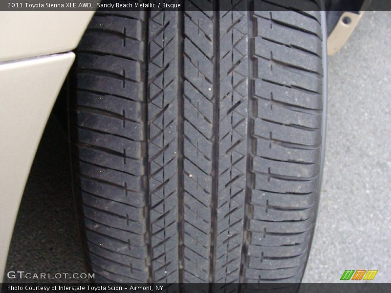 Sandy Beach Metallic / Bisque 2011 Toyota Sienna XLE AWD