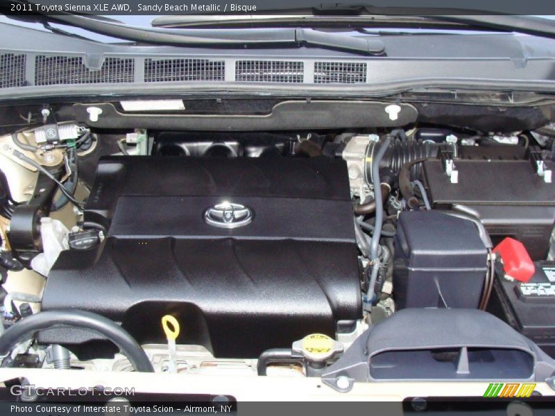 Sandy Beach Metallic / Bisque 2011 Toyota Sienna XLE AWD