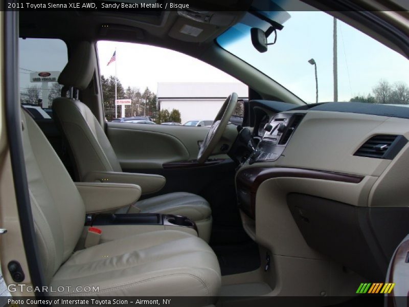 Sandy Beach Metallic / Bisque 2011 Toyota Sienna XLE AWD