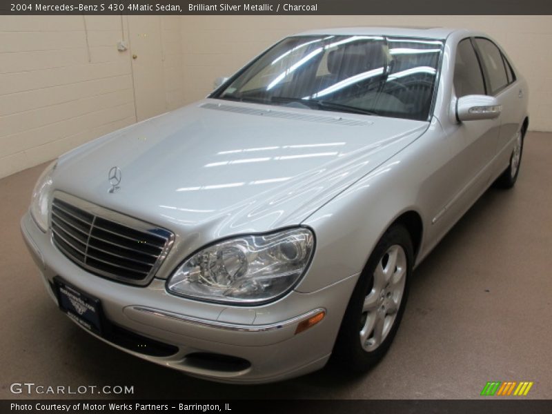 Brilliant Silver Metallic / Charcoal 2004 Mercedes-Benz S 430 4Matic Sedan