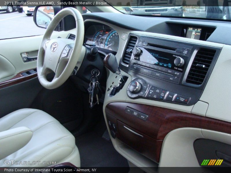 Sandy Beach Metallic / Bisque 2011 Toyota Sienna XLE AWD