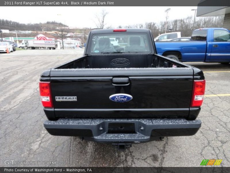 Black / Medium Dark Flint 2011 Ford Ranger XLT SuperCab 4x4