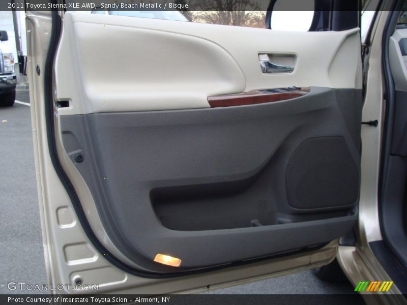 Sandy Beach Metallic / Bisque 2011 Toyota Sienna XLE AWD