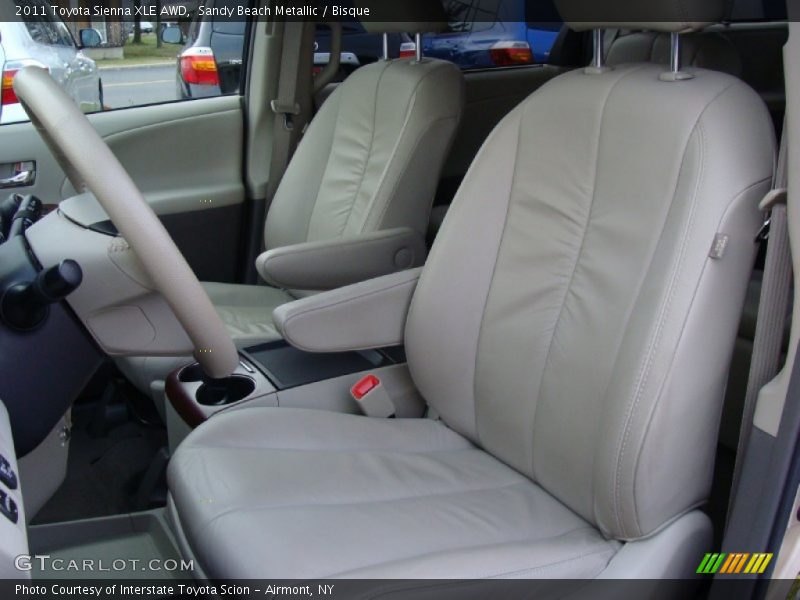 Sandy Beach Metallic / Bisque 2011 Toyota Sienna XLE AWD