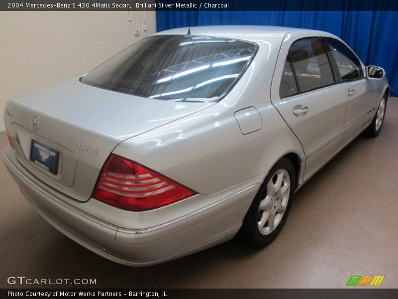 Brilliant Silver Metallic / Charcoal 2004 Mercedes-Benz S 430 4Matic Sedan