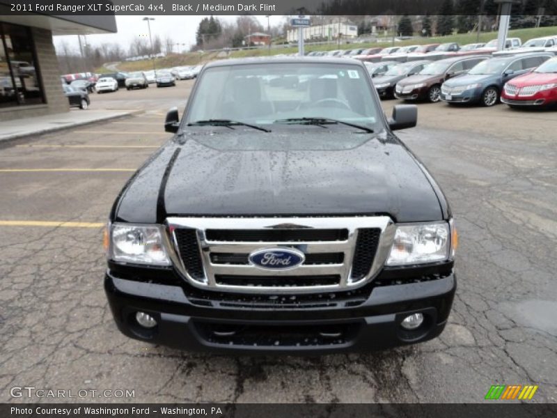 Black / Medium Dark Flint 2011 Ford Ranger XLT SuperCab 4x4