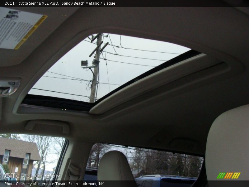Sandy Beach Metallic / Bisque 2011 Toyota Sienna XLE AWD