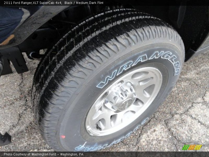 Black / Medium Dark Flint 2011 Ford Ranger XLT SuperCab 4x4