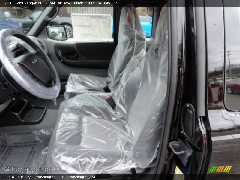 Black / Medium Dark Flint 2011 Ford Ranger XLT SuperCab 4x4